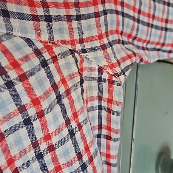 Jimmy Au Beverly Hills Mens' Button Down Linen Shirt - Picture 6 of 12